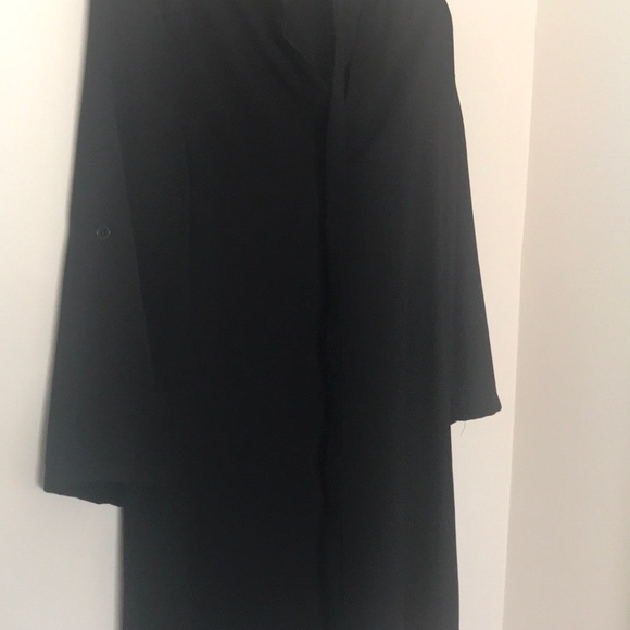 Buttoned Up Black Dress Shirt with Belt - Picture 6 of 7